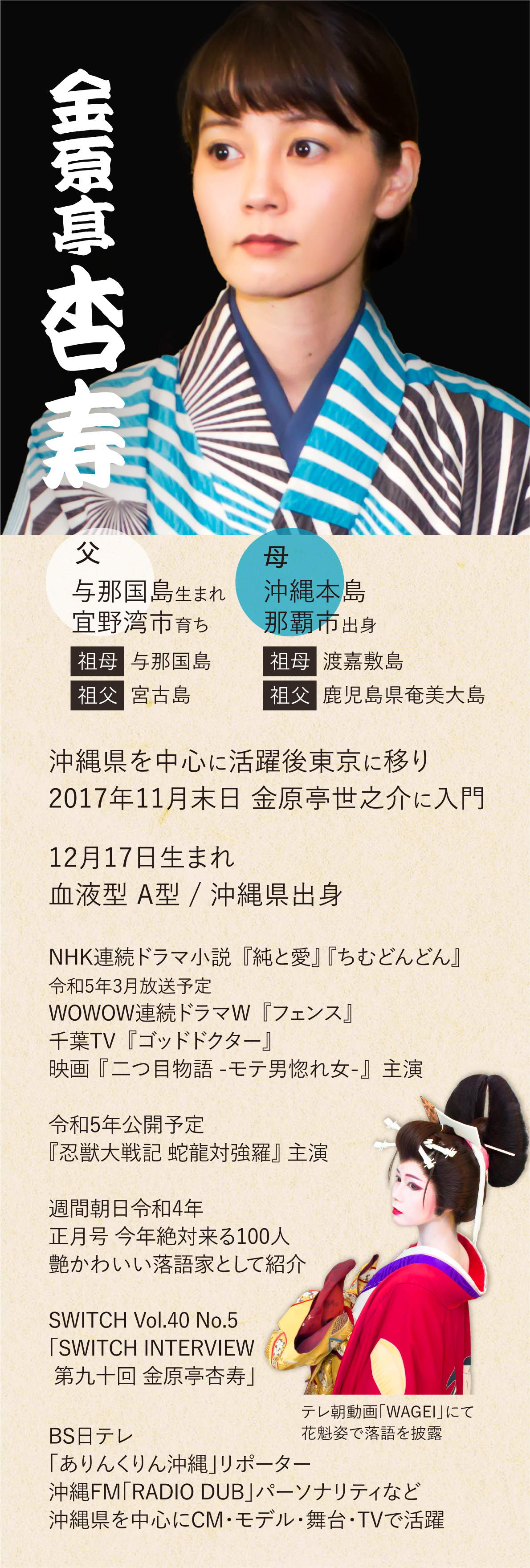 小浜島落語会｜金原亭杏寿