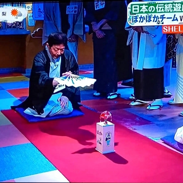 噺家の一日　投扇興の一日でした